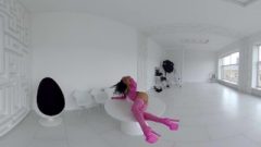 StasyQVR – 180 VR Porn Video – Frisky Fishnets With SilyQ