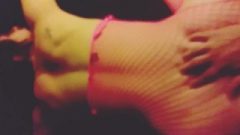 Babygirl In Pink Fishnets Getting Dicked Down