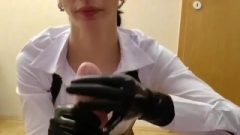 Rubber Glove Handjob